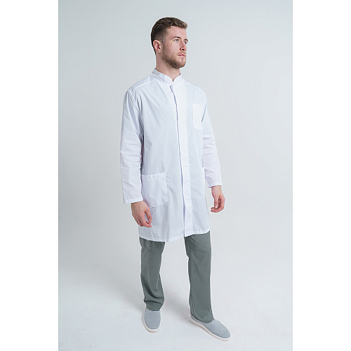 Халат мужской 68ТСД, белый, 48