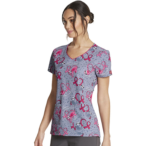 Топ женский Dickies DK852, ленивец с сердцем, XS