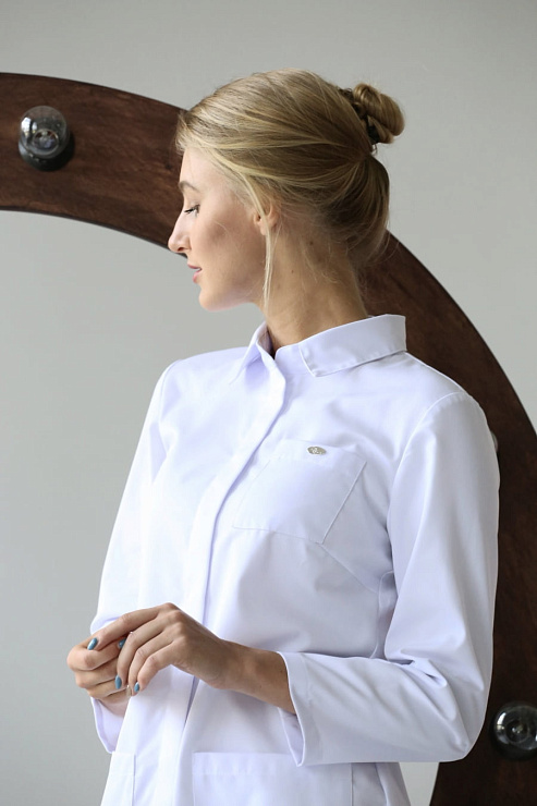 Халат женский «Реноме», белый, 46