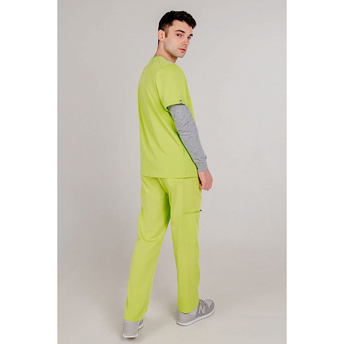 Топ медицинский мужской Steward, салатовый, S