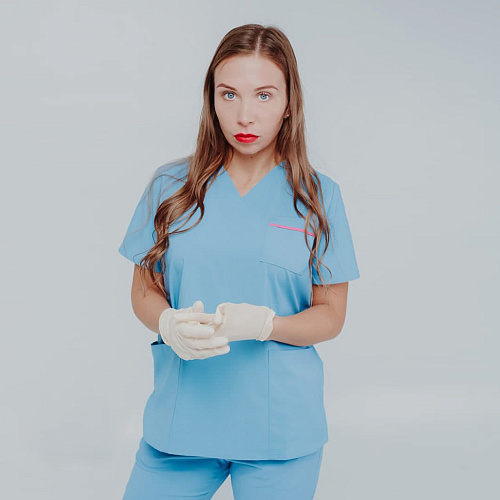 Туника женская 247 Montana, R186 серо-голубой, M