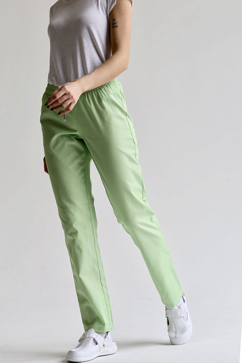 Брюки женские «Комфорт», зелёный лист, 64