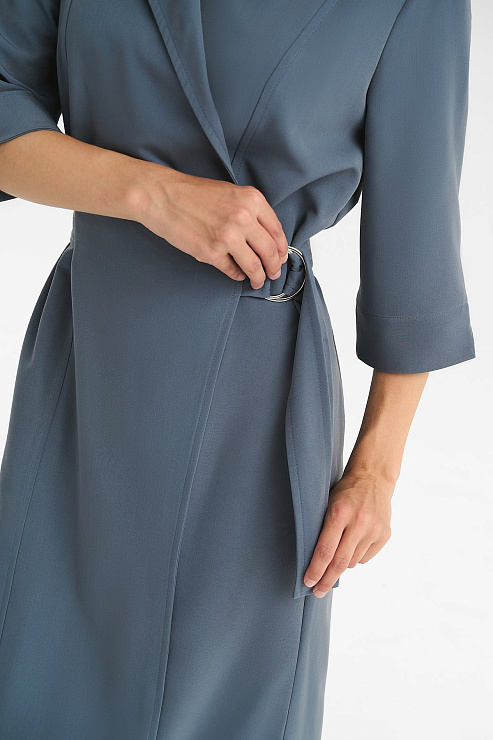 Халат-платье Тезис TZ150, синий, 50